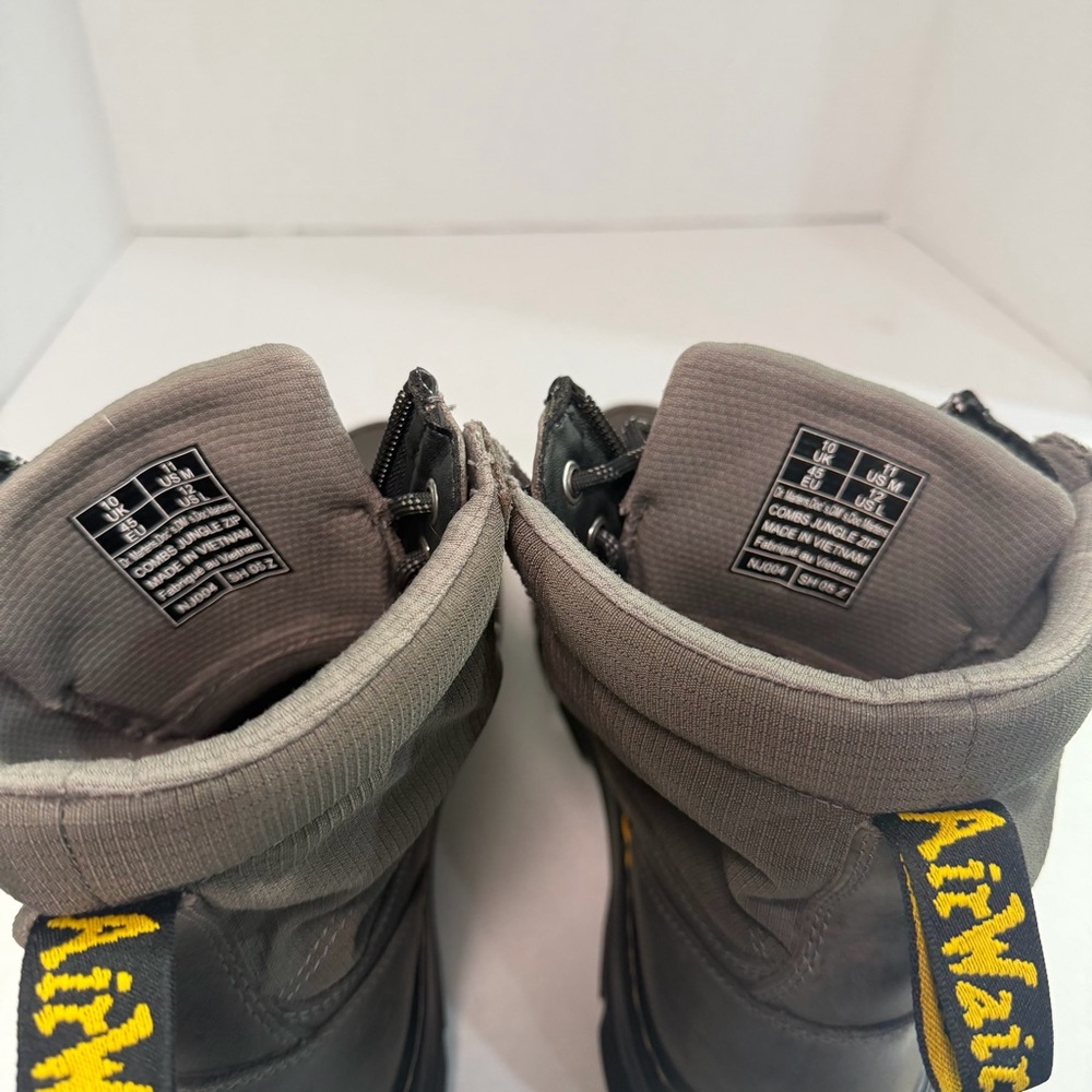 Dr. Martens Combs Jungle Zip Boots, Brown/ Grey, Men’s 11, Women’s 12. - Picture 13 of 14